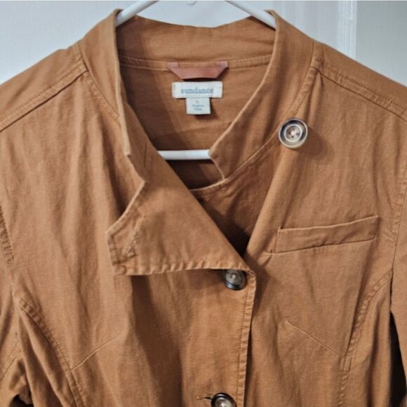 Sundance lightweight, cotton/linenblend, utility jacket size large. Excellent co - Picture 4 of 7